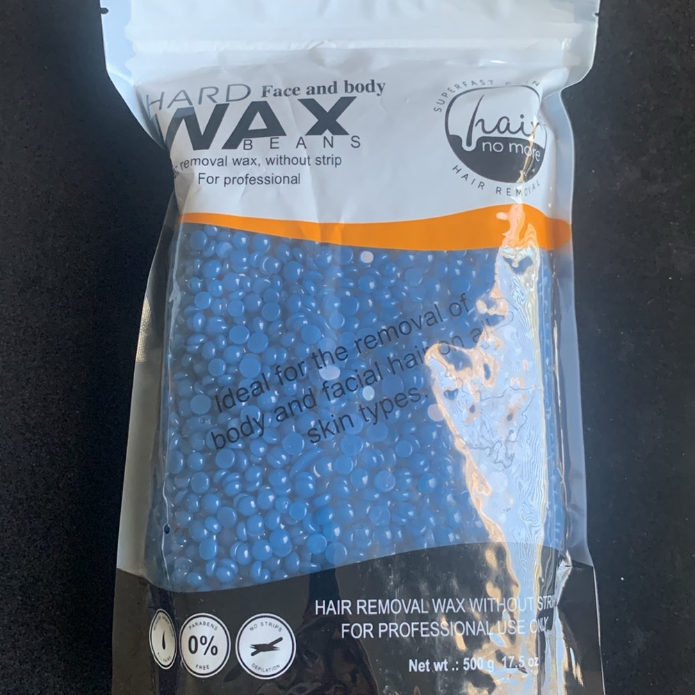 Large Bag- 500g Hard Wax Beans- Blue